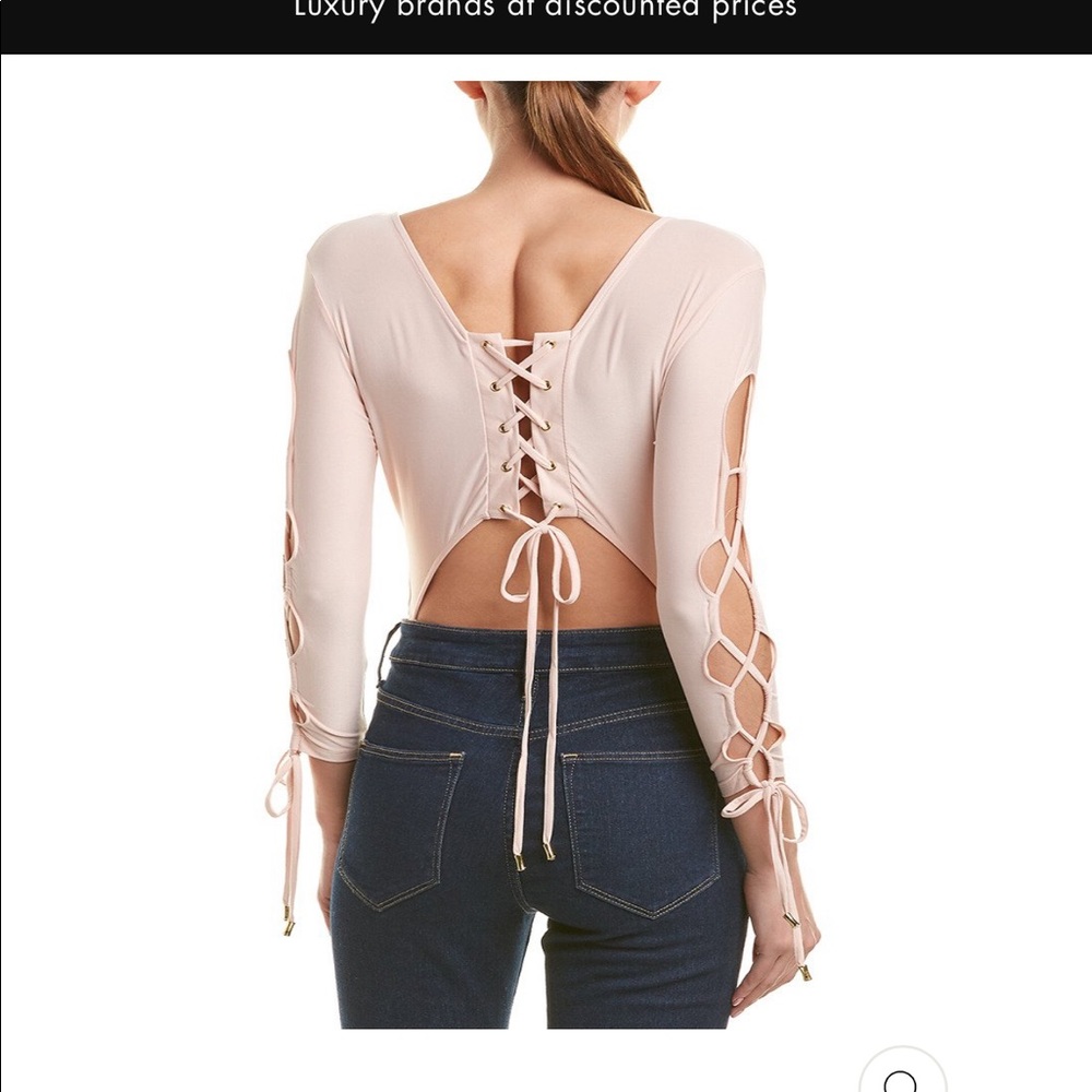 HAH Naughty Noosha Reversible Bodysuit NWT Sz M